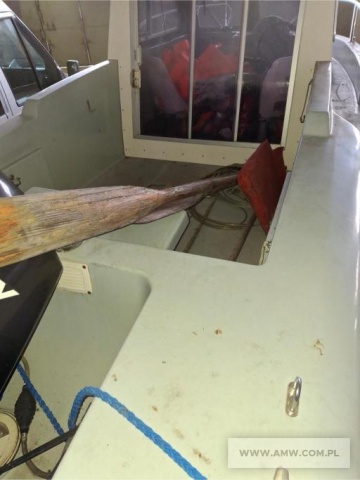 Łódź HARPUN 550 z silnikiem zaburtowym Mercury 115 ELPTO (moc 86 kW) na p-pie 2-os. Niewiadów 